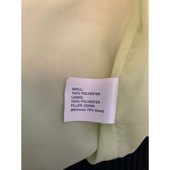 Gap Down Puffer Vest Womens S High Neck Banded Waist Snap Pockets - Picture 6 of 8